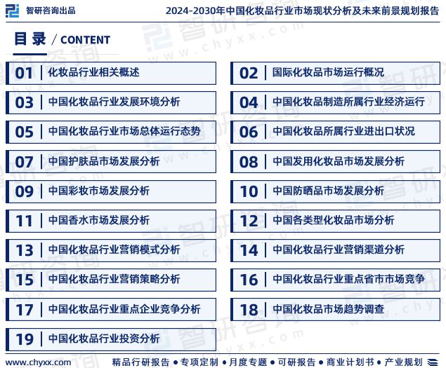 星空体育平台官网：2024年中国化妆品行业发展现状调查、：星空体育官网：竞争格局及未来前景预测报告(图2)